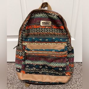 Patterned Boho Backpack